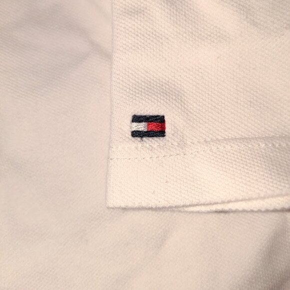 Tommy Hilfiger| White Polo Tennis Sporty Casual Shirt Logo Graphic |Size: XXS - Picture 6 of 8